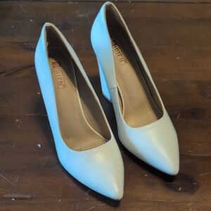 White Heels Size 8